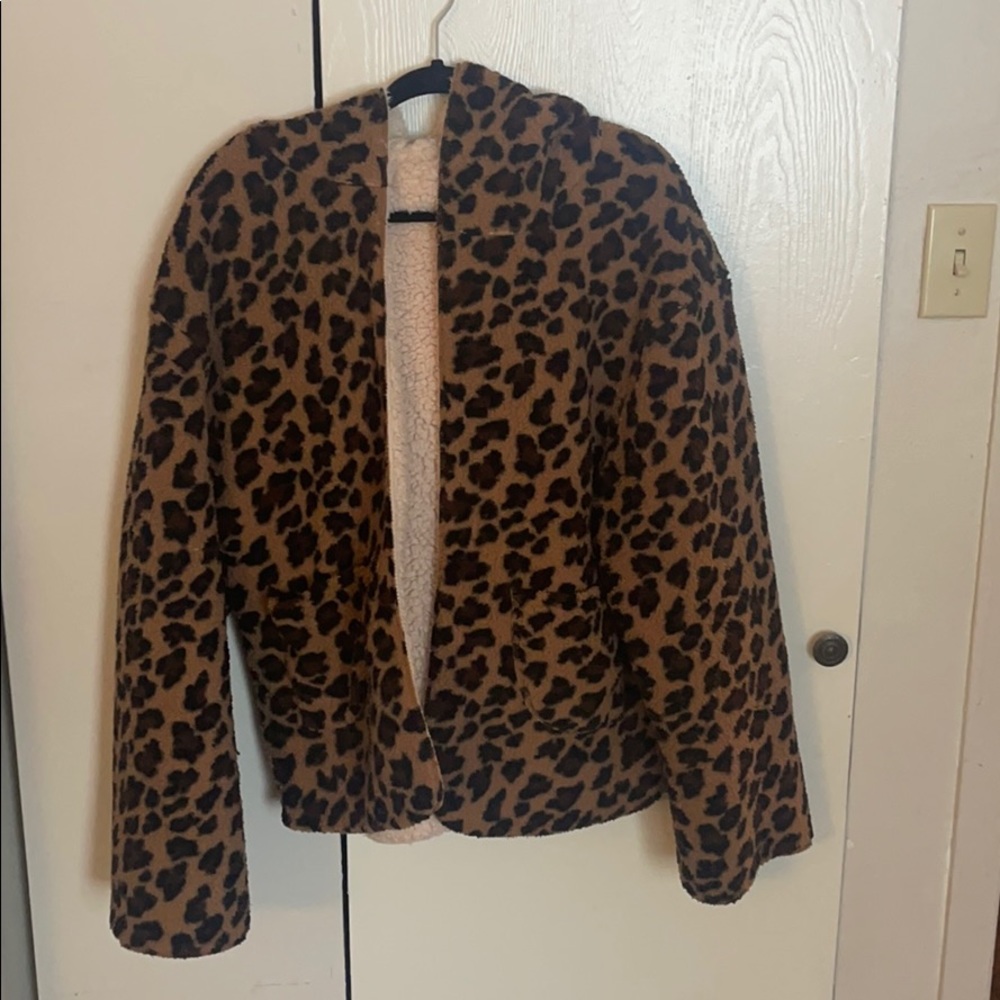 Cheetah Sherpa jacket.